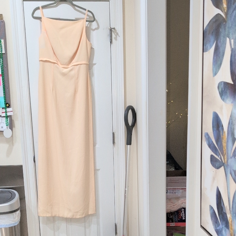 Panoply Strapless Light Yellow Dress